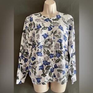 NWT jersey cardigan Karen Scott (M) MSRP $49.50